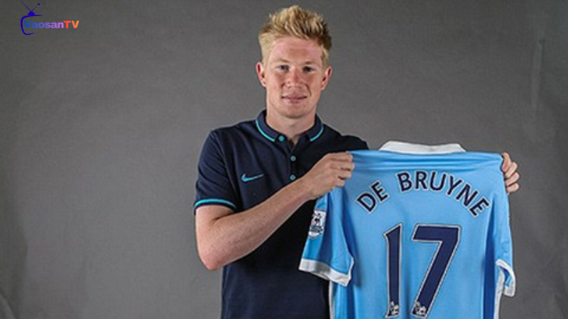 Kevin De Bruyne được biết đến rộng rãi với số áo 17 