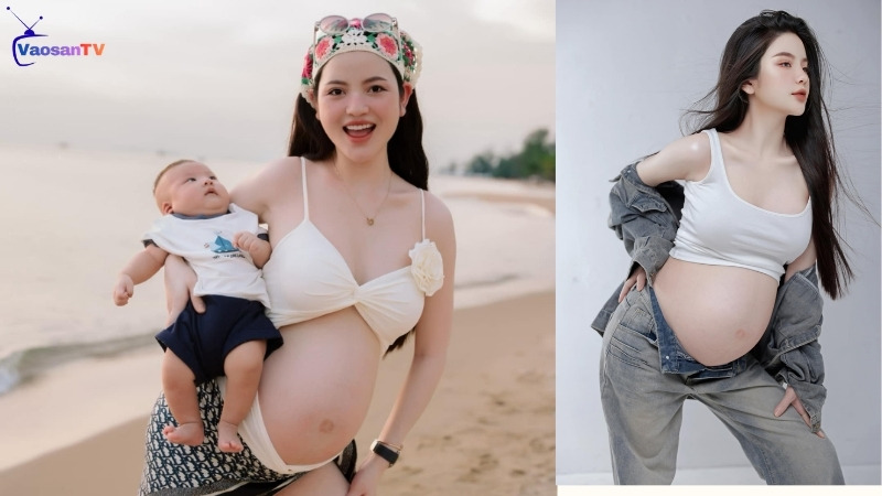 Ảnh body bầu của Chu Thanh Huyền khiến nhiều người ao ước