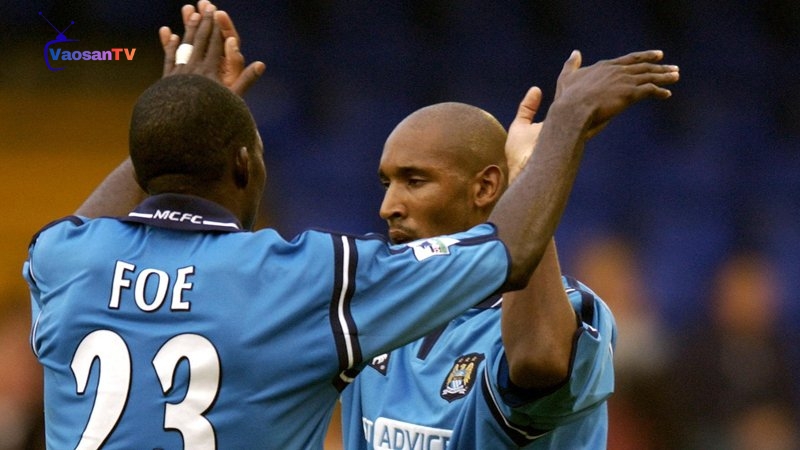 Số áo 23 của Marc-Vivien Foe được treo nhằm tưởng niệm anh