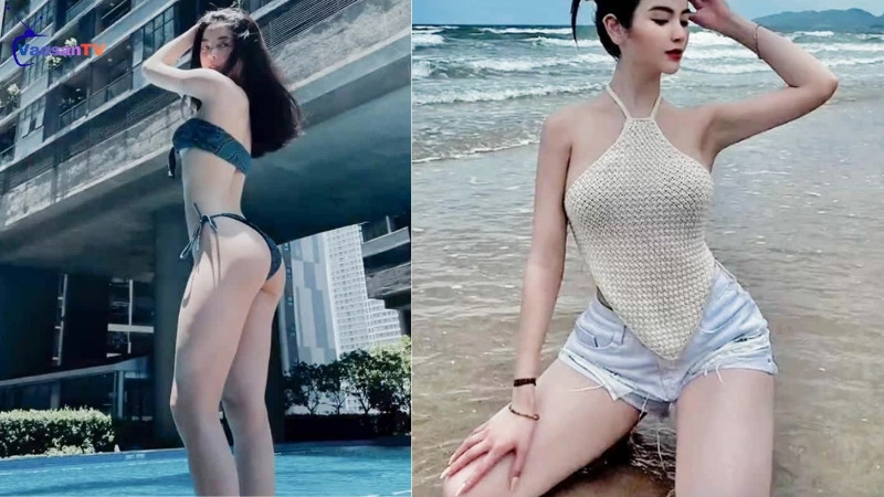 Chu Thanh Huyền bikini gây nhức mắt với body đẹp
