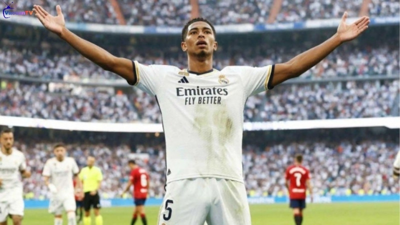 Đây là kiểu ăn mừng cơ bản nhất của Bellingham