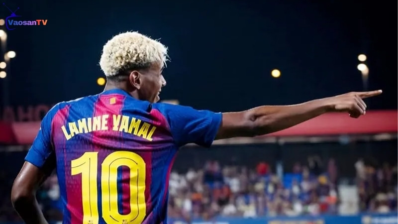 Lamine Yamal số áo chính là là 10 tại Barcelona