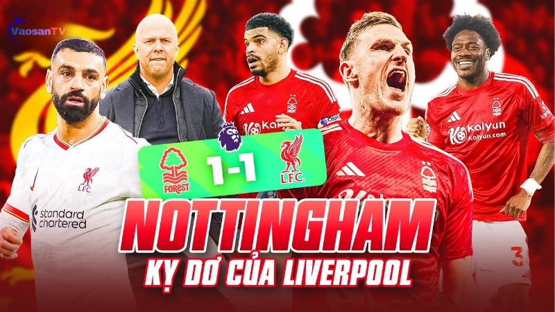 Nottingham Forest được ví như “kỵ dơ” của Liverpool