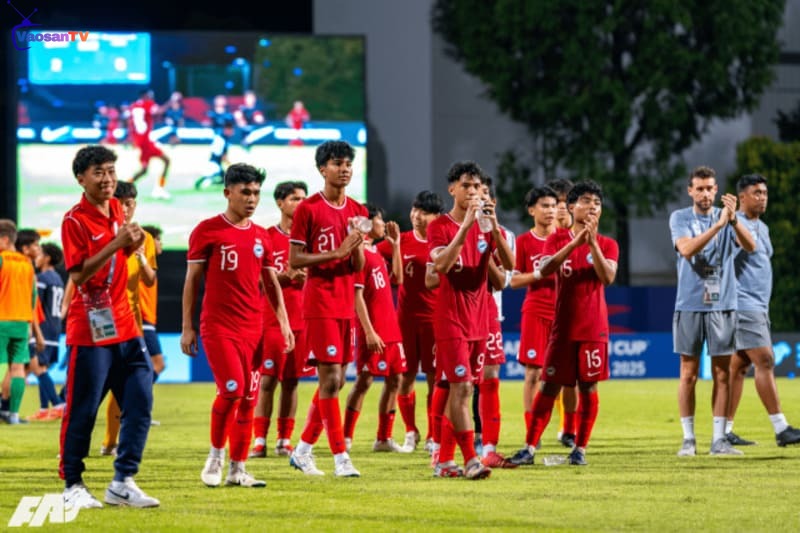 U17 Singapore đối mặt thử thách quan trọng tại bảng C